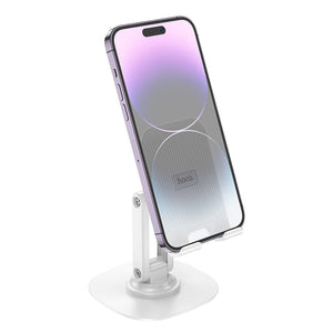 Hoco Dual Axis Rotating Desktop Phone Stand Adjustable Holder for Desk Office Black HD6