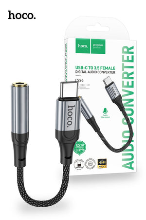 Hoco USB-C to 3.5mm Digital Audio Adapter for Android Phones and Tablets