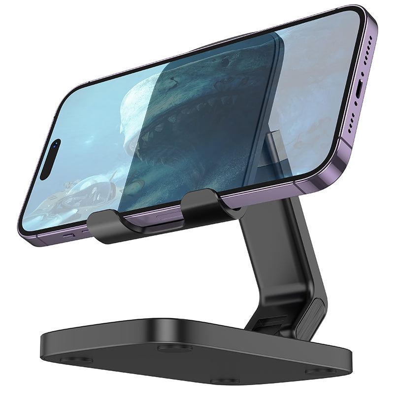 Hoco Folding Desktop Phone and Tablet Stand with Adjustable Viewing Angle