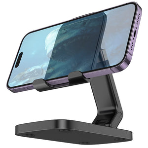 Hoco Folding Desktop Phone and Tablet Stand with Adjustable Viewing Angle