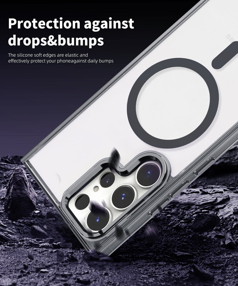 Blacktech Samsung Galaxy S24 Clear Case MagSafe Magnetic