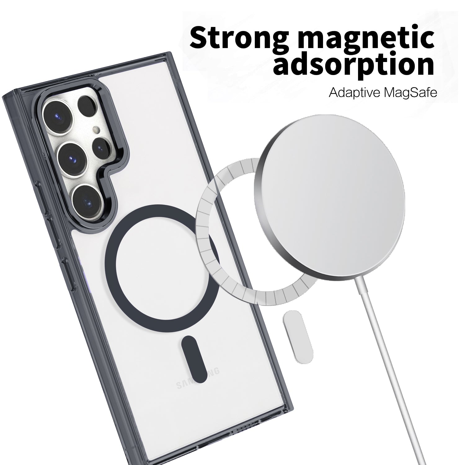 Blacktech Samsung Galaxy S25 Plus Ultra Clear Case MagSafe Magnetic