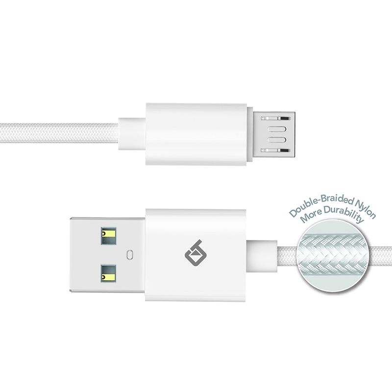 BLACKTECH Braided USB-A to Micro USB Cable Fast Charging Data Cable