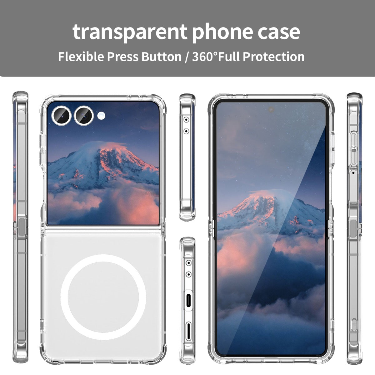 Blacktech Samsung Galaxy Z Flip 6 / 7 FE Mag Case MagSafe Magnetic