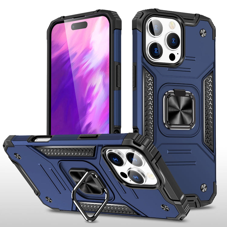iPhone 16 Pro Blacktech Robot Magnetic Case Magnetic Mount