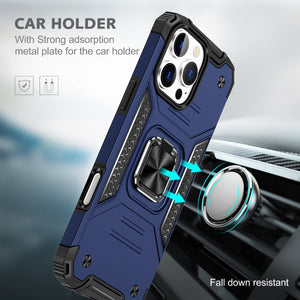 iPhone 16 Pro Blacktech Robot Magnetic Case Magnetic Mount