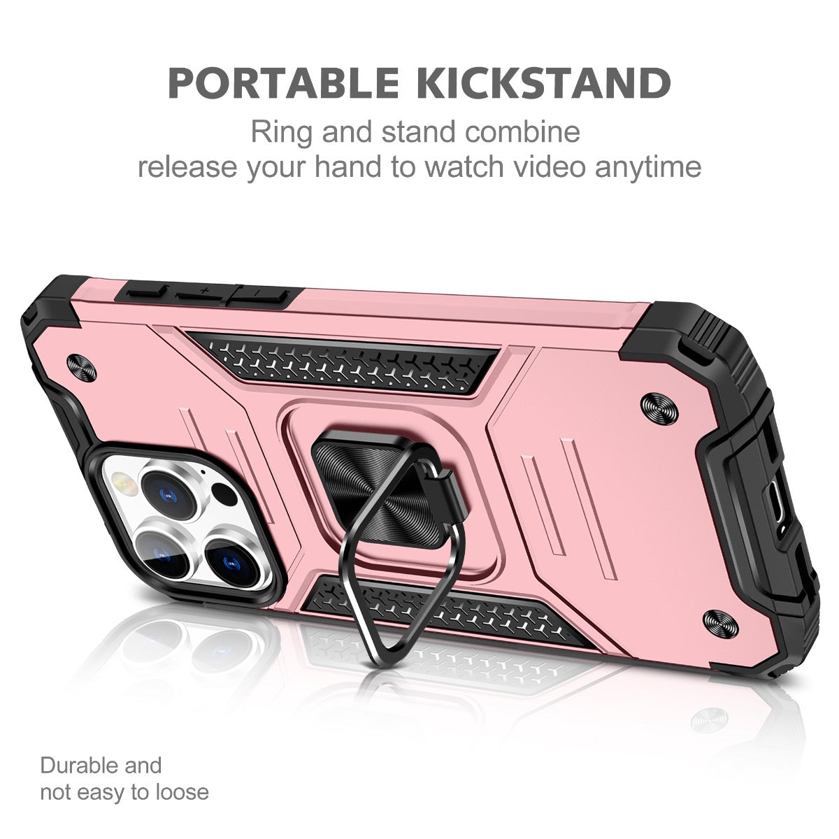 iPhone 16 Pro Blacktech Robot Magnetic Case Magnetic Mount