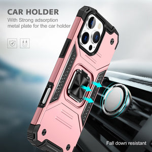 iPhone 16 Pro Blacktech Robot Magnetic Case Magnetic Mount