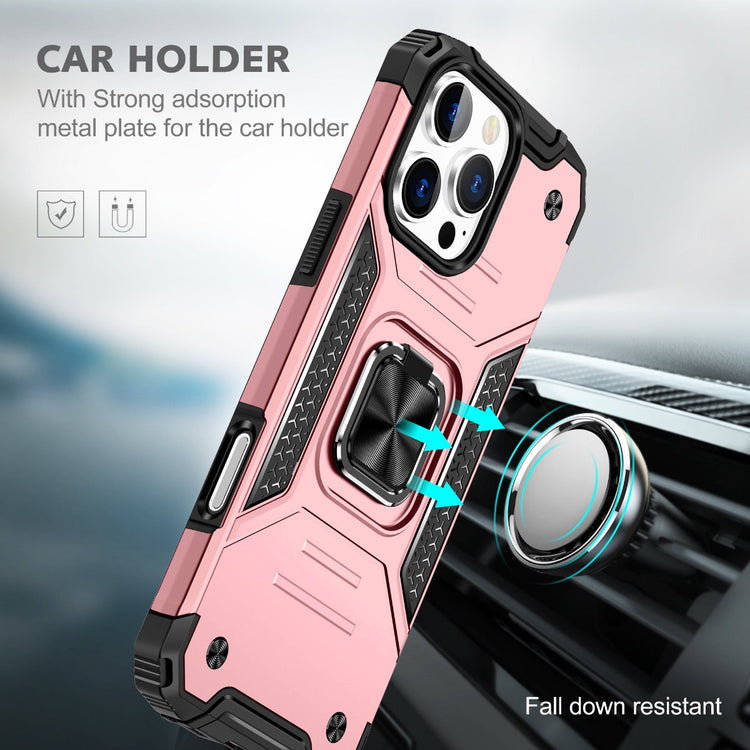 iPhone 16 Pro Blacktech Robot Magnetic Case Magnetic Mount