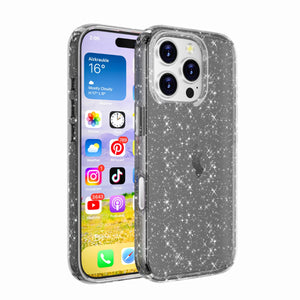 Blacktech iPhone 16 Pro Max Stay Glitter Thick Rugged Protective Case