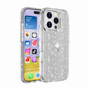 Blacktech iPhone 16 Pro Max Stay Glitter Thick Rugged Protective Case