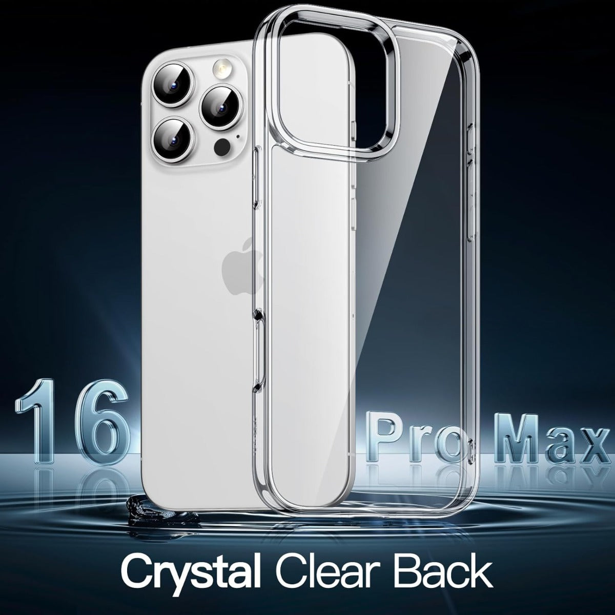 iPhone 16 Pro Blacktech 1.5mm Thick Silicone Case Ultra-Slim Grip