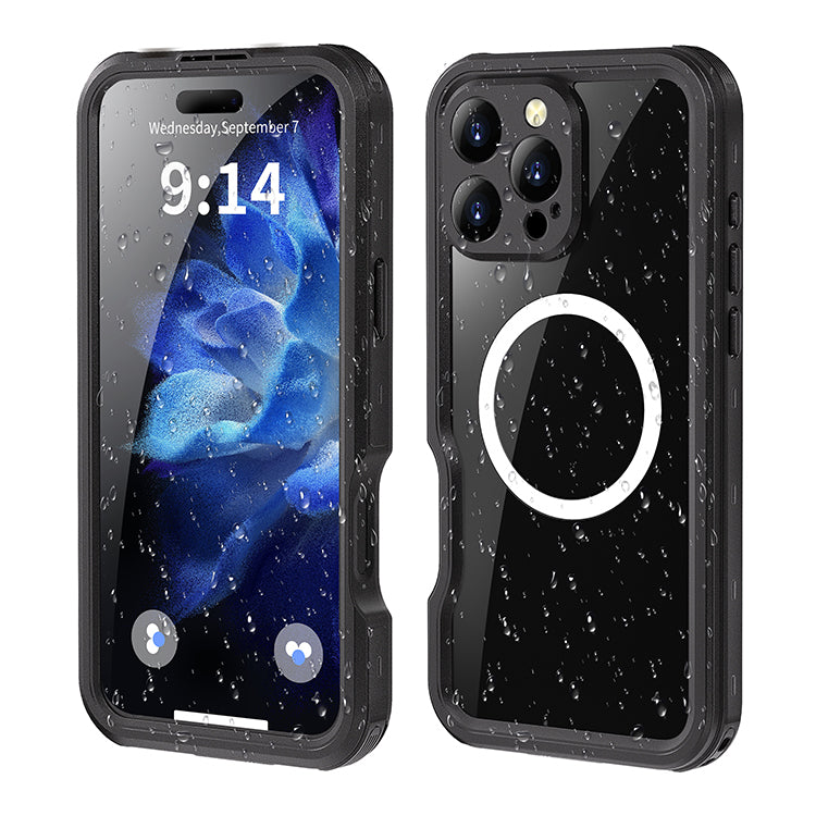 iPhone 16 Pro Blacktech Waterproof Case MagSafe Magnetic Sealed Grip