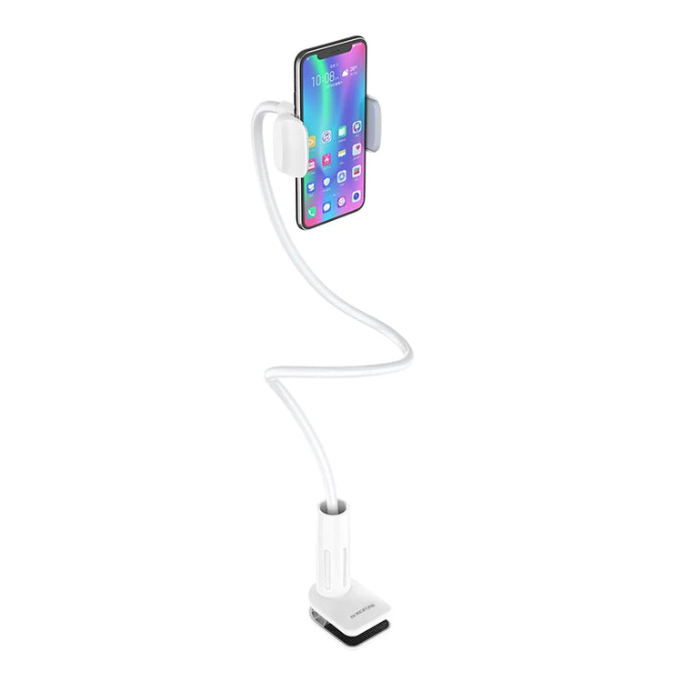 Borofone Adjustable Gooseneck Phone Holder with Flexible Clamp Mount