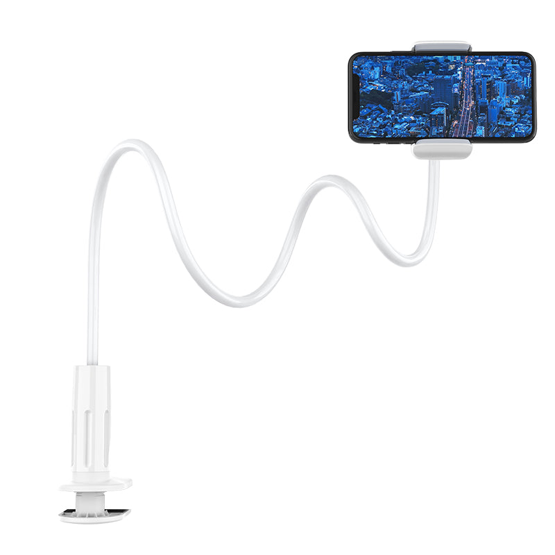 Borofone Adjustable Gooseneck Phone Holder with Flexible Clamp Mount