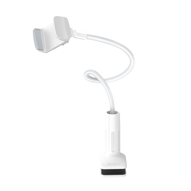 Borofone Adjustable Gooseneck Phone Holder with Flexible Clamp Mount