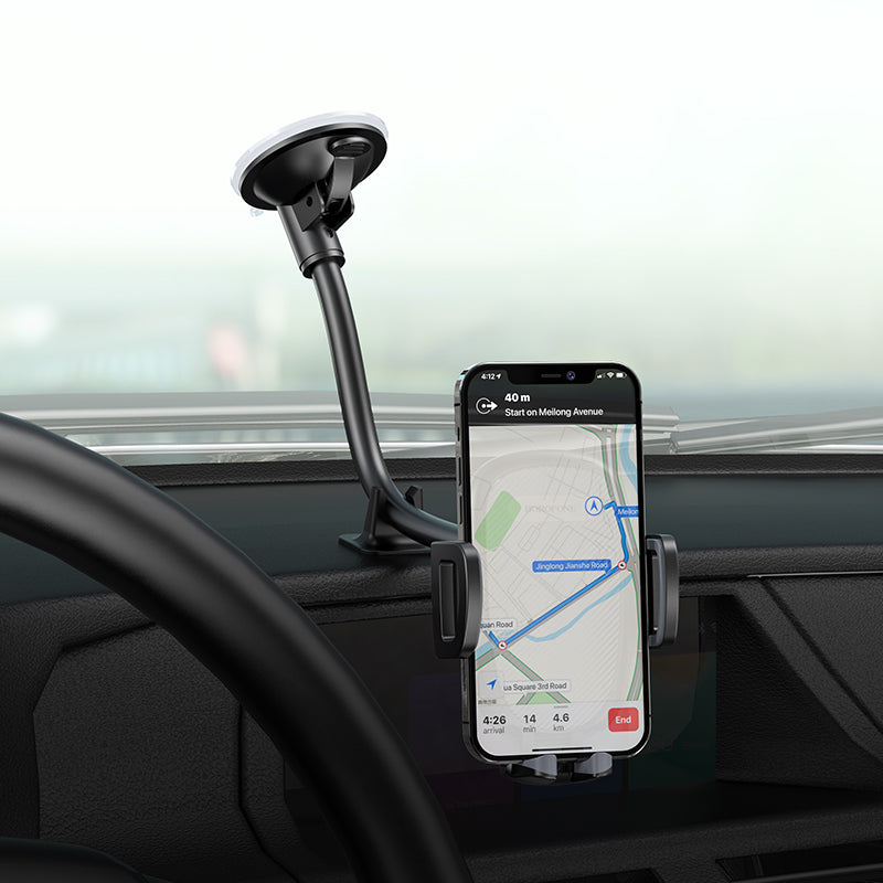 Borofone Windshield Mount Car Phone Holder with Adjustable Viewing Angle