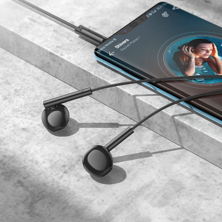 Borofone Universal Wired Earphones with Microphone, Comfortable Fit