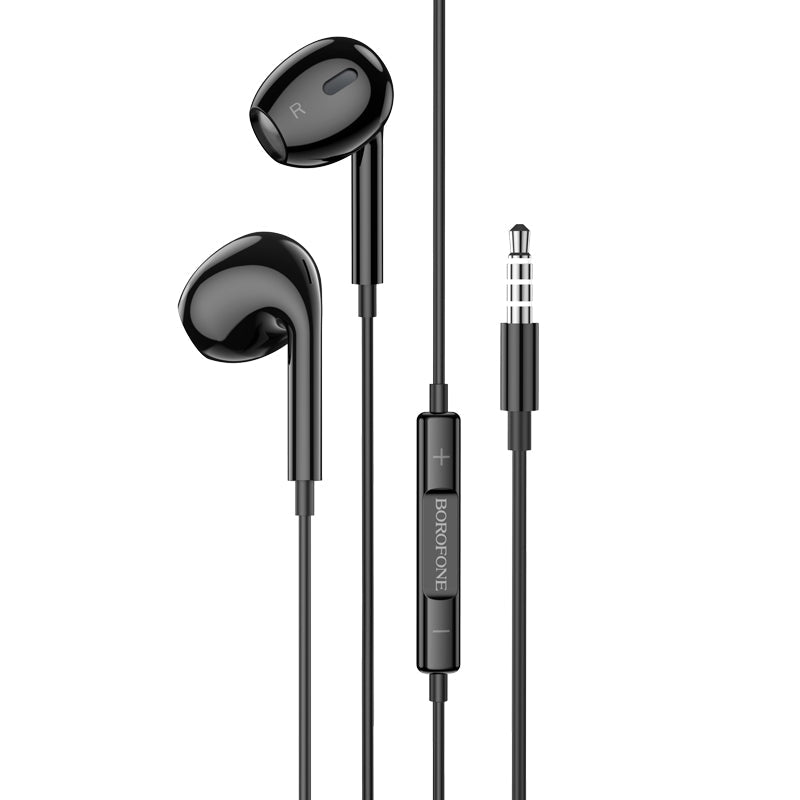 Borofone Max USB-C Wire-Controlled Digital Earphones with Microphone, Comfortable Fit