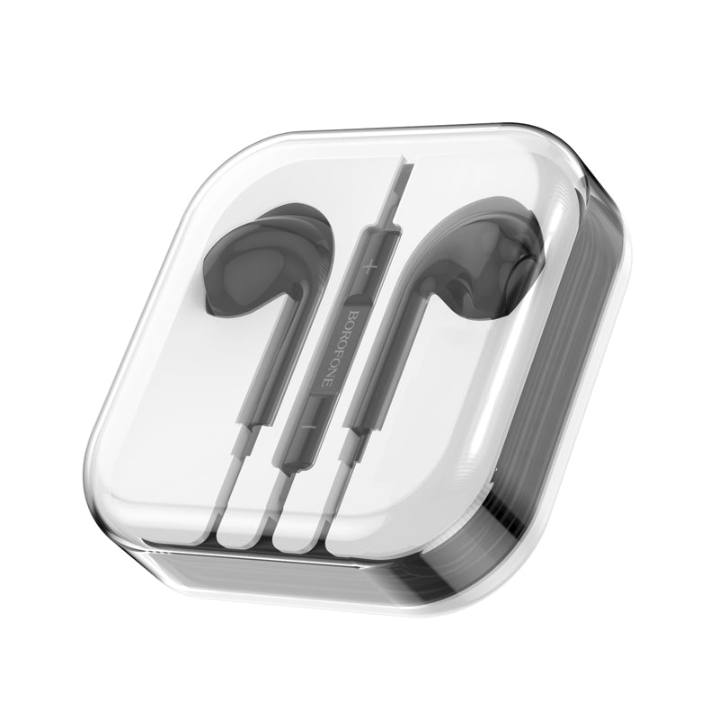 Borofone Max USB-C Wire-Controlled Digital Earphones with Microphone, Comfortable Fit