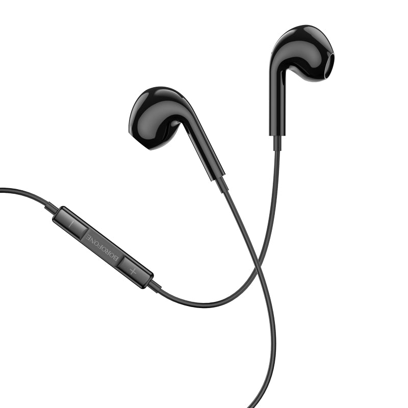 Borofone Max USB-C Wire-Controlled Digital Earphones with Microphone, Comfortable Fit