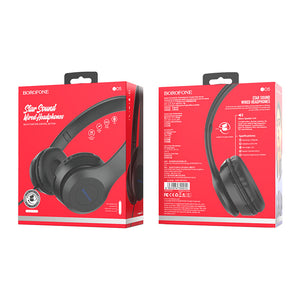 Borofone Wired Headphones with In-Line Microphone and 3.5mm Audio Jack