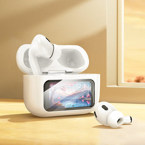 Borofone True Wireless ANC Bluetooth Earbuds with Touch Screen Charging Case