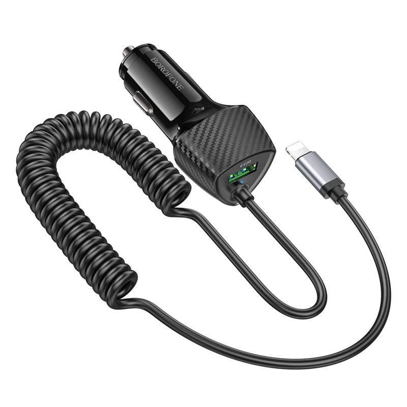 Borofone PD30W QC3.0 Car Charger Fast Charging Adapter with Cable BZ31E