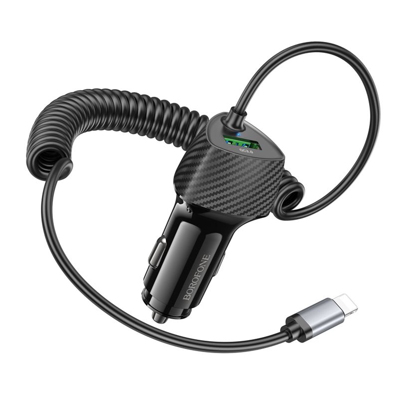 Borofone PD30W QC3.0 Car Charger Fast Charging Adapter with Cable BZ31E