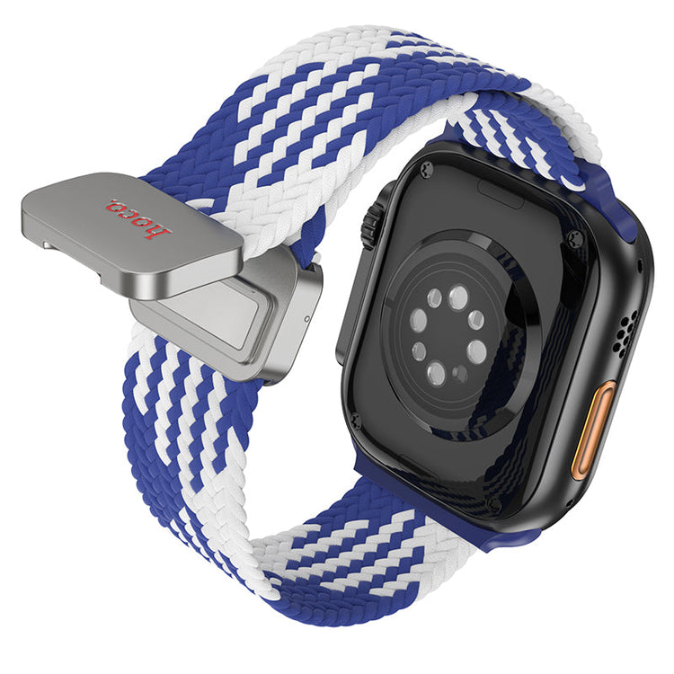 Hoco Apple Watch 44 / 45 / 46 / 49mm Lightweight Nylon Braided Magnetic Buckle Strap