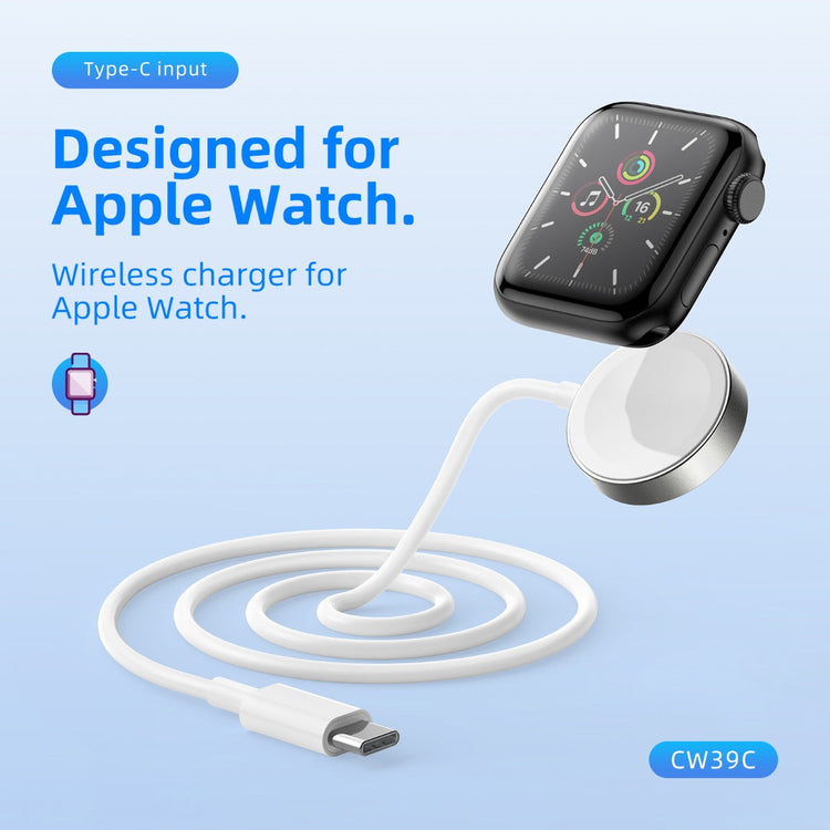 Hoco Magnetic Wireless Charger for Apple Watch with Stable Charging Connection