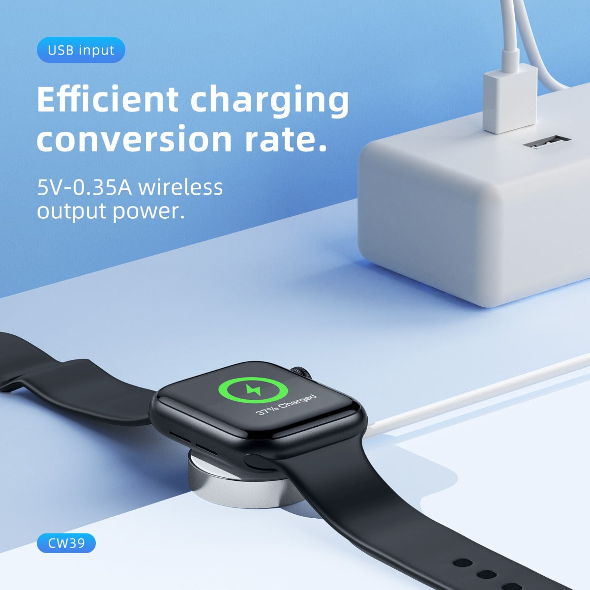 Hoco Magnetic Wireless Charger for Apple Watch with Stable Charging Connection