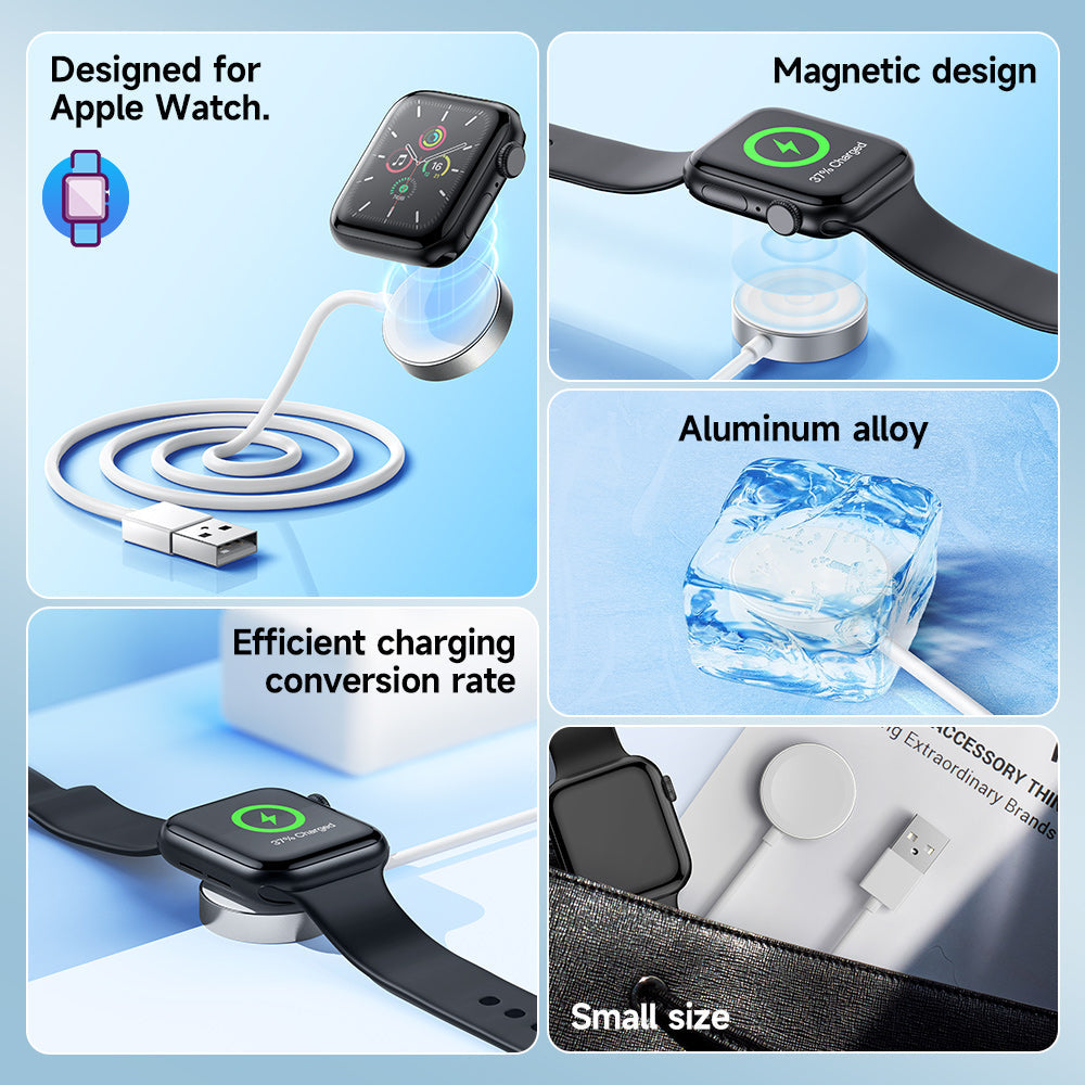 Hoco Magnetic Wireless Charger for Apple Watch with Stable Charging Connection