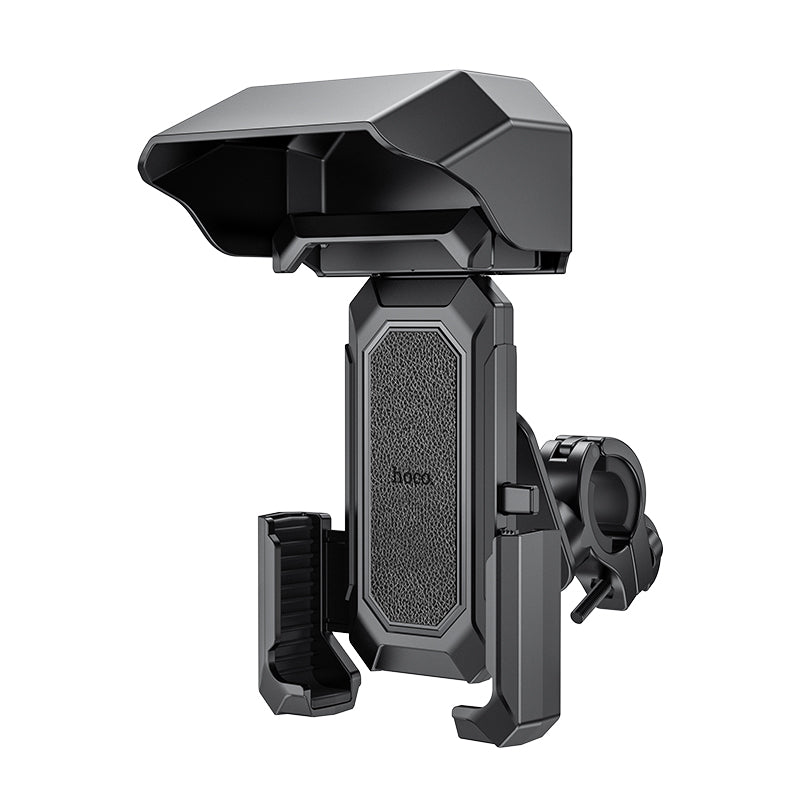 Hoco Universal Bicycle and Motorcycle Phone Holder with Sun Visor Shockproof Mount Black H31