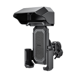 Hoco Universal Bicycle and Motorcycle Phone Holder with Sun Visor Shockproof Mount Black H31