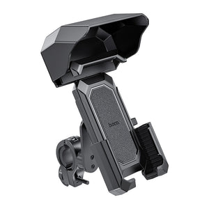 Hoco Universal Bicycle and Motorcycle Phone Holder with Sun Visor Shockproof Mount Black H31