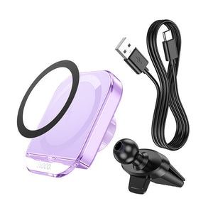 Hoco MagSafe Magnetic Wireless Fast Charging Car Holder for Air Vent Mount