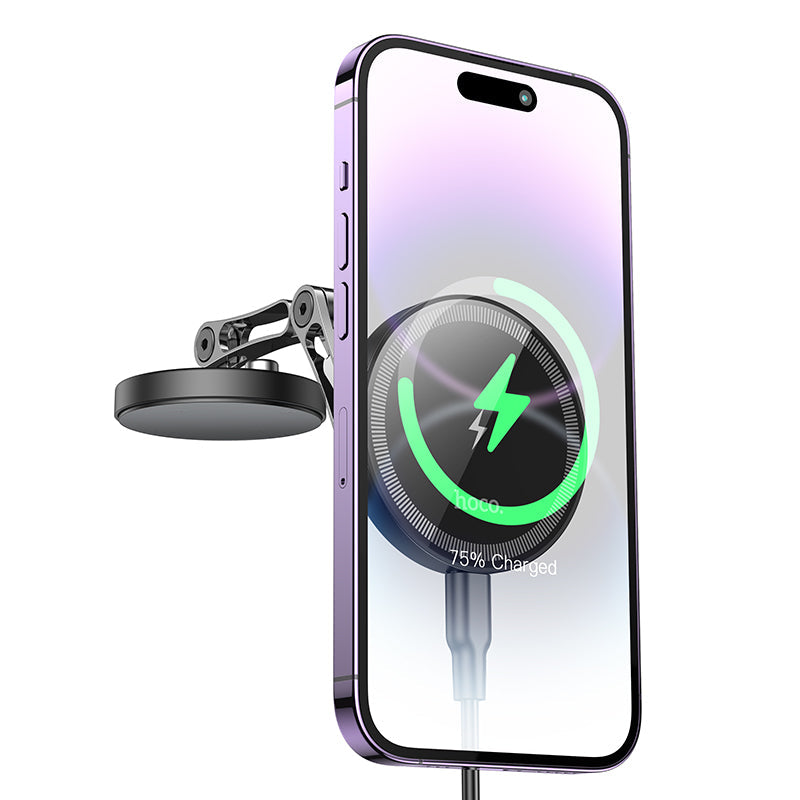 Hoco Metal MagSafe Magnetic Wireless Fast Charging Car Holder for Phones