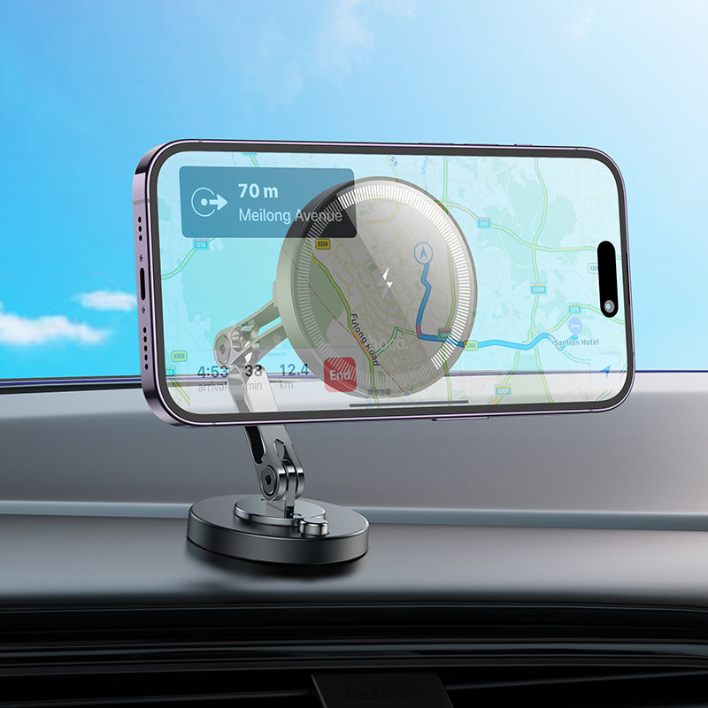 Hoco Metal MagSafe Magnetic Wireless Fast Charging Car Holder for Phones