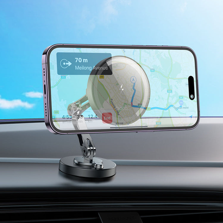 Hoco Metal MagSafe Magnetic Wireless Fast Charging Car Holder for Phones
