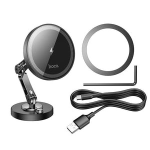 Hoco Metal MagSafe Magnetic Wireless Fast Charging Car Holder for Phones