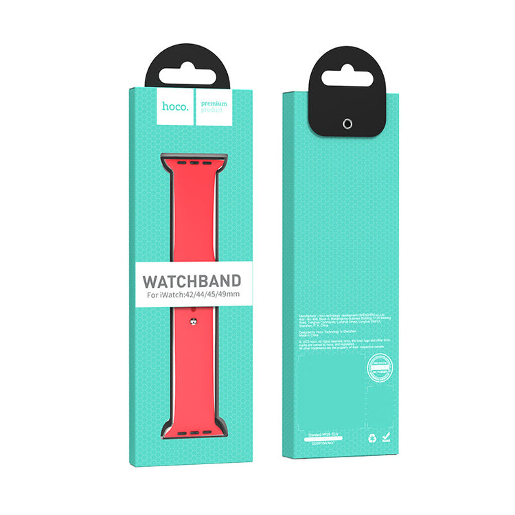 Hoco Apple Watch 44 / 45 / 46 / 49mm Classic Sports Silicone Strap