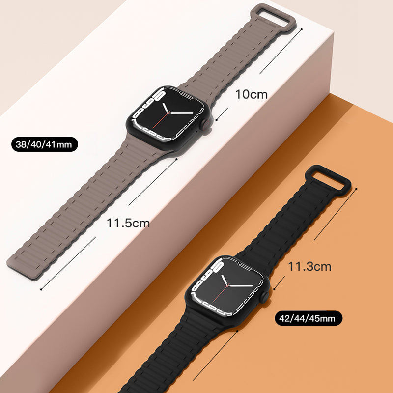 Hoco Apple Watch 44 / 45 / 46 / 49mm Military Pattern Magnetic Silicone Strap