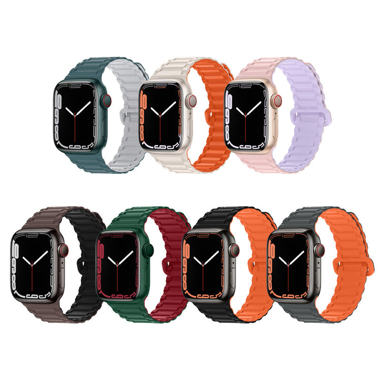 Hoco Apple Watch 38 / 40 / 41 / 42mm Military Pattern Magnetic Silicone Strap