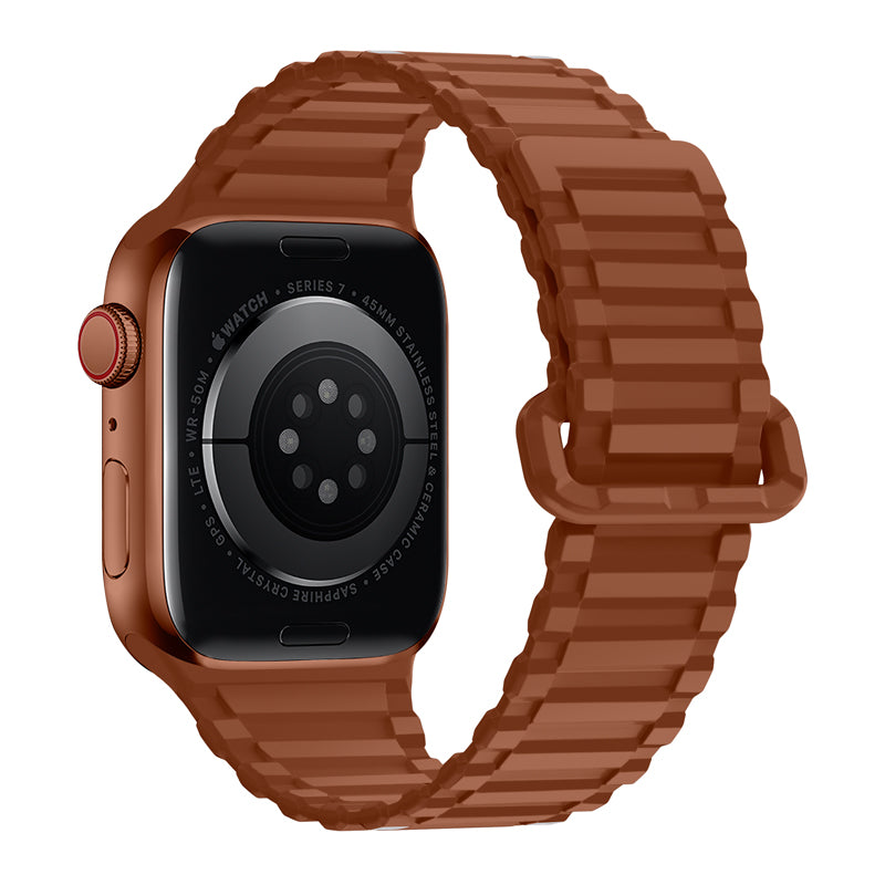 Hoco Apple Watch 44 / 45 / 46 / 49mm Military Pattern Magnetic Silicone Strap