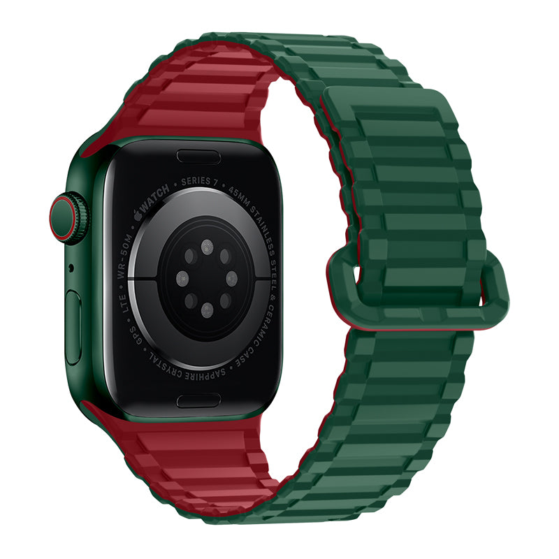 Hoco Apple Watch 38 / 40 / 41 / 42mm Military Pattern Magnetic Silicone Strap