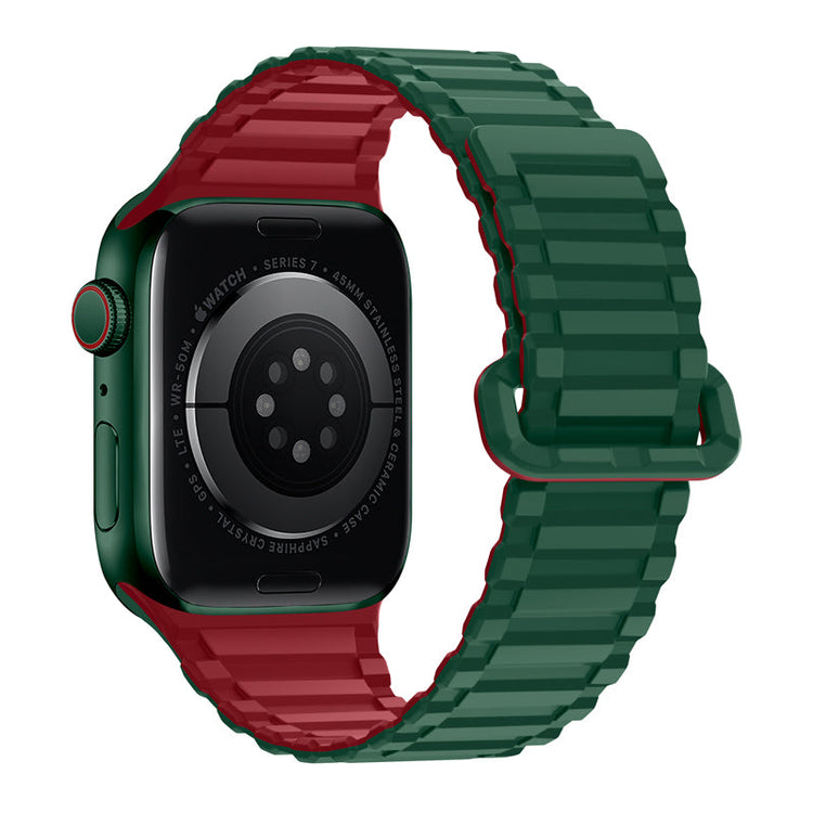 Hoco Apple Watch 44 / 45 / 46 / 49mm Military Pattern Magnetic Silicone Strap