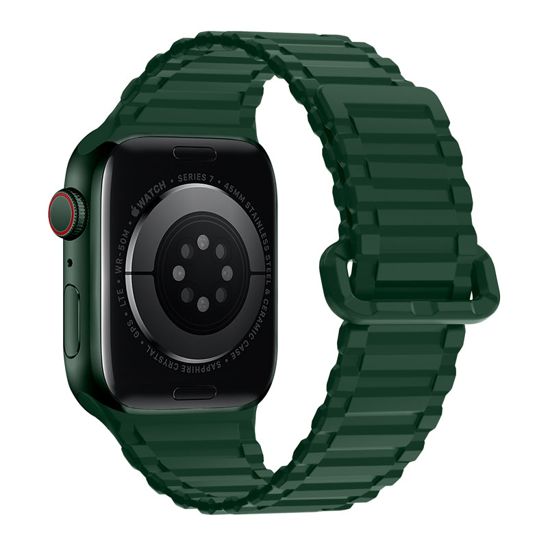 Hoco Apple Watch 44 / 45 / 46 / 49mm Military Pattern Magnetic Silicone Strap