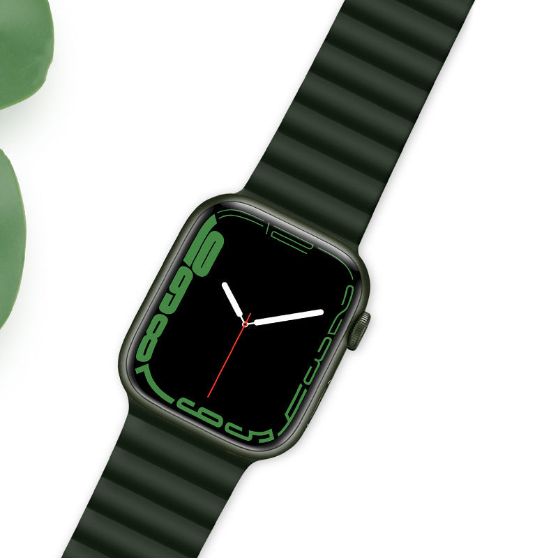 Hoco Apple Watch 44 / 45 / 46 / 49mm Magnetic Silicone Chain Strap