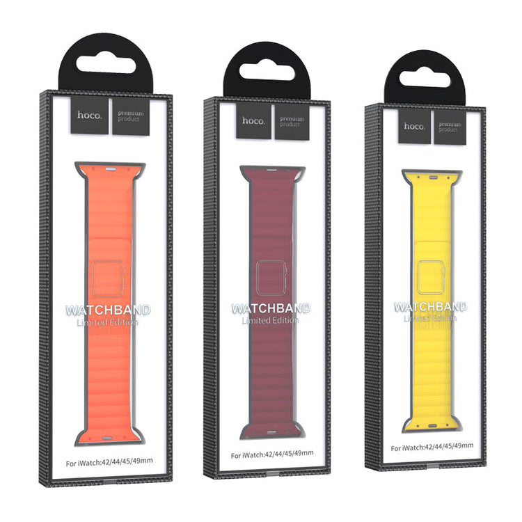 Hoco Apple Watch 38 / 40 / 41 / 42mm Magnetic Silicone Chain Strap
